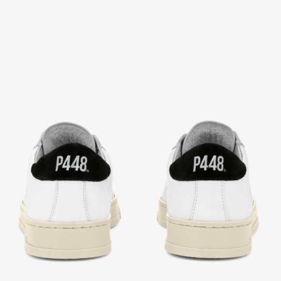 P448 Jack Sneaker in White and Black NIB - Picture 4 of 8